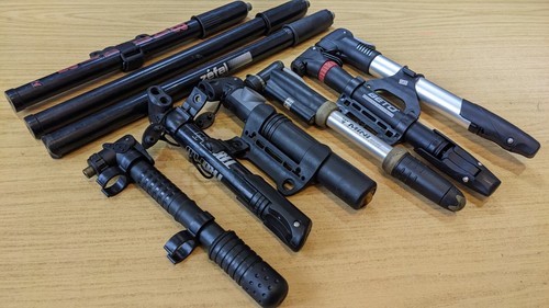 Bike pump mount bracket choice - pump,